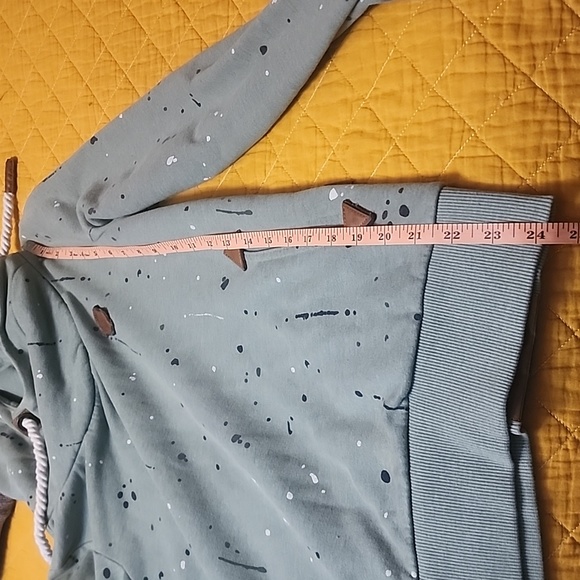 Naketano hooded sweater, Medium Lime Green - Picture 9 of 9